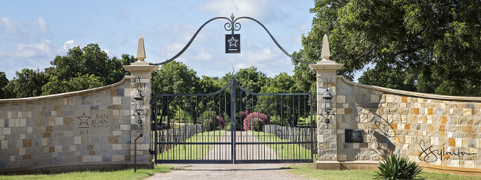 ranch entrance gate